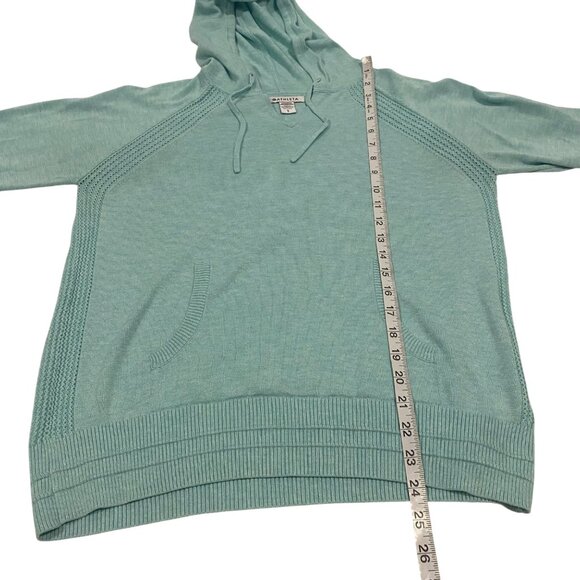 Athleta Evergreen Hoodie Sweater in Paradiso Blue Size S - Picture 8 of 8